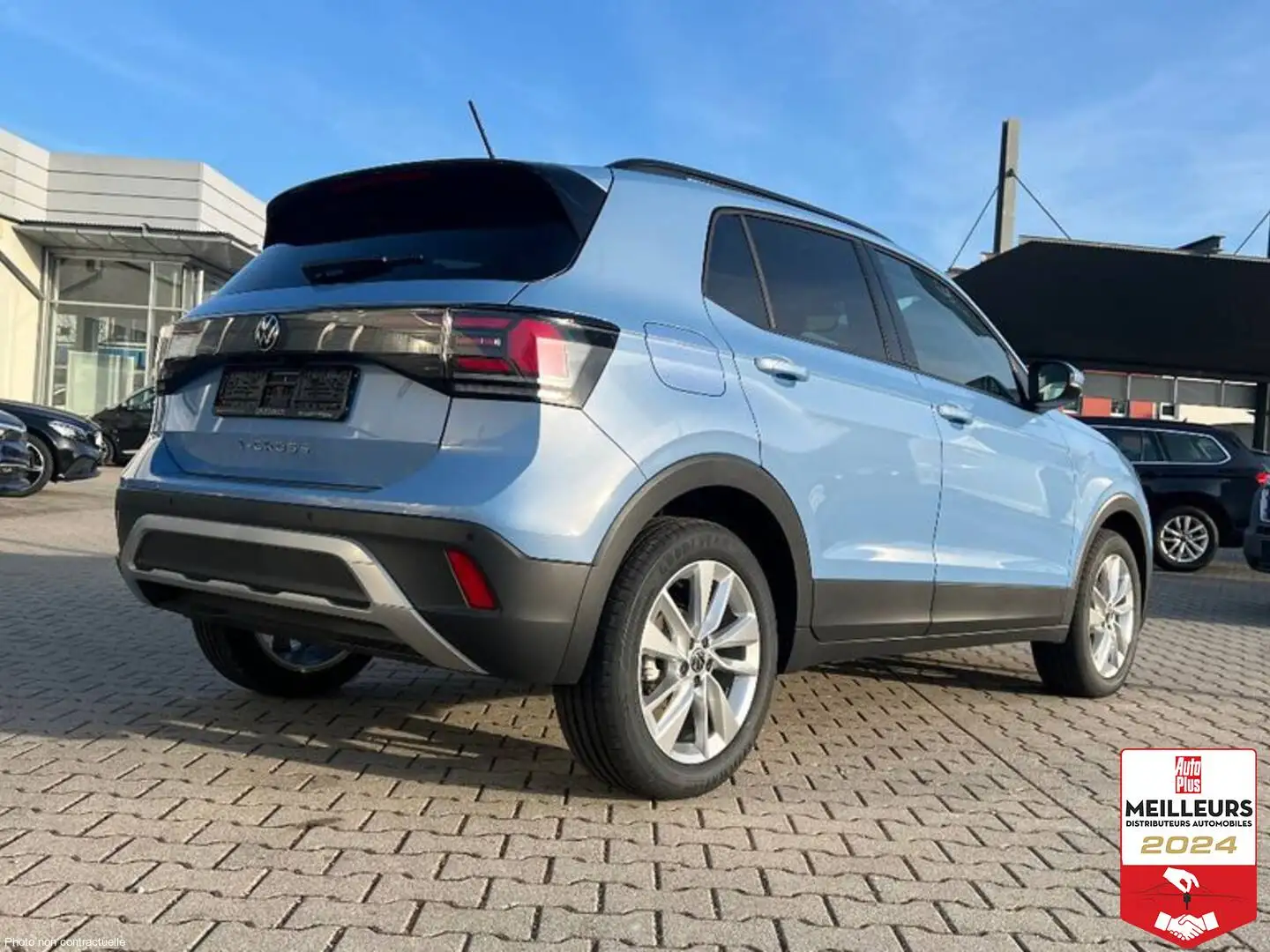 Volkswagen T-Cross 1.0 TSI 115 Start/Stop DSG7 Life +LED Matrix +Cam  Bleu - 2