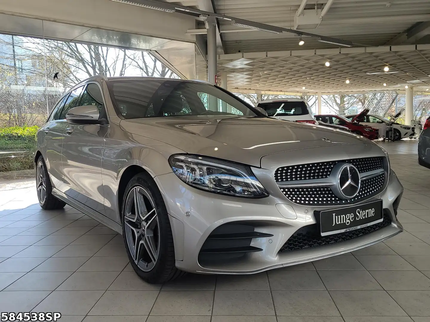 Mercedes-Benz C 300 d T AMG AIRMATIC KAMERA AHK Argintiu - 2