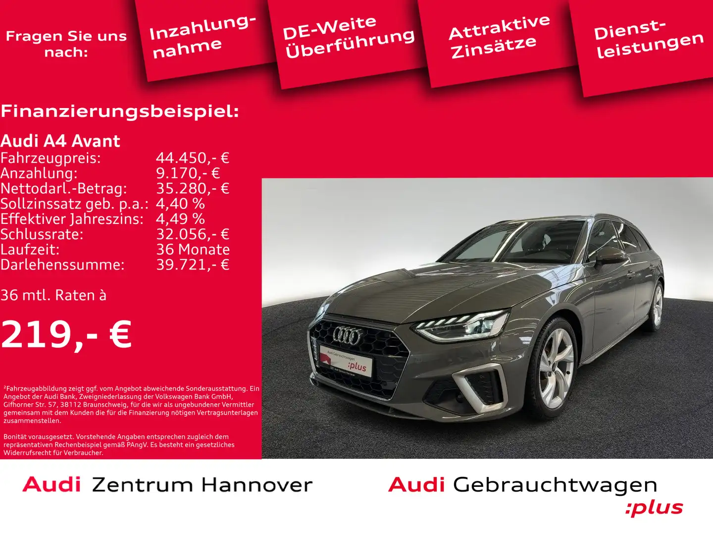 Audi A4 S line 35 TDI AHK Memory Kamera LED Grau - 2
