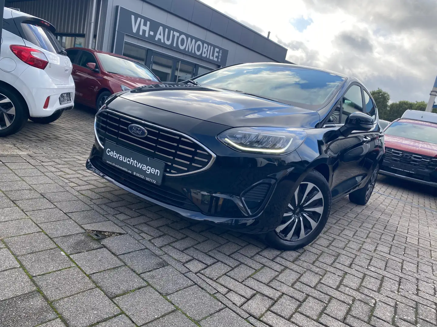 Ford Fiesta APPLE&ANDROID*bhzb.FRONTSCHEIBE&LENKRAD&SHZ*PDC hi Schwarz - 2