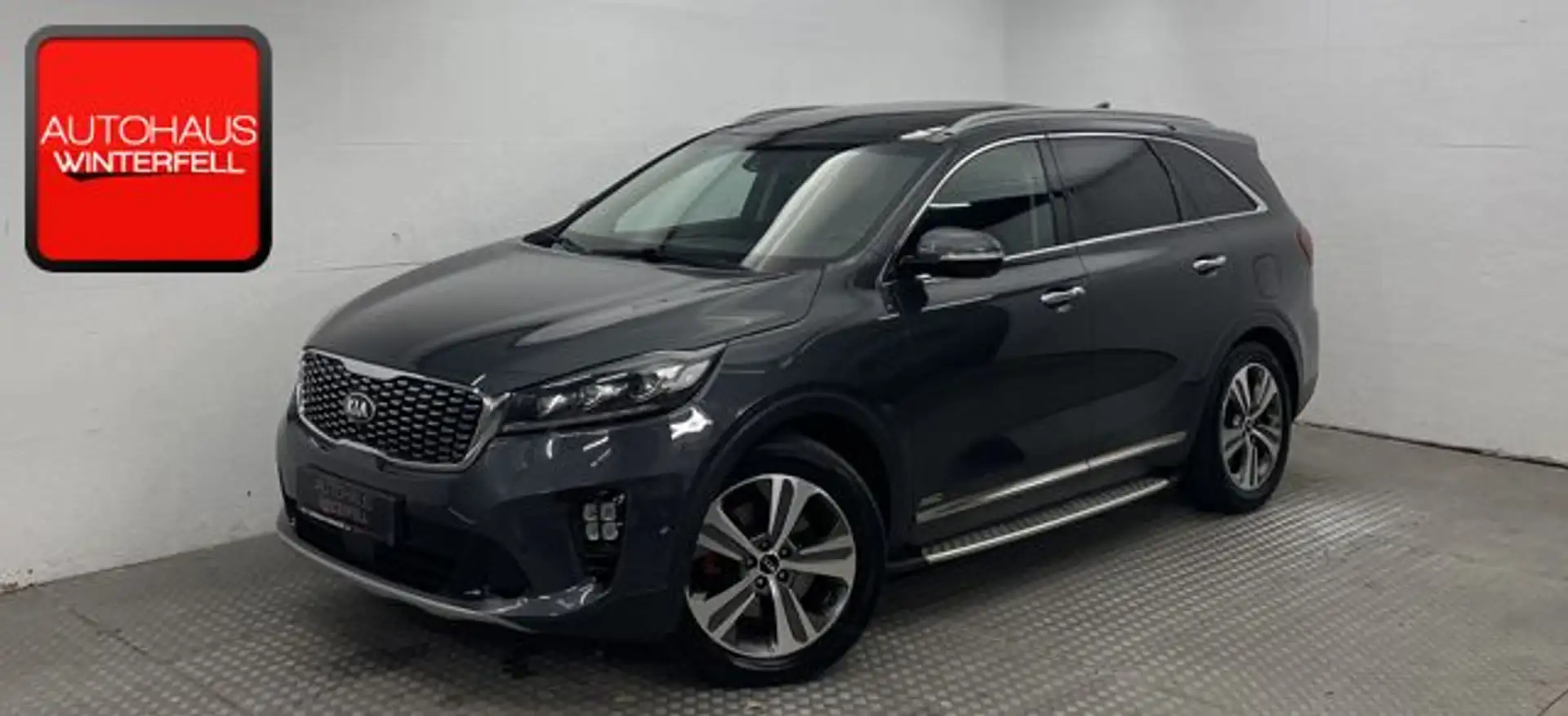 Kia Sorento 2.2 CRDi AWD GT LINE 7SITZ+PANO+HUD+360+ Gris - 1