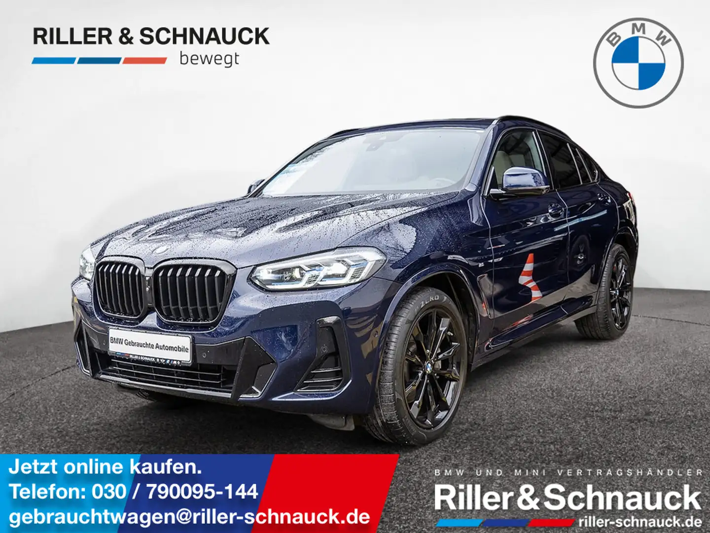 BMW X4 xDrive 30d M-Sport STANDHZ+AHK°+LASER+PANO Blau - 1