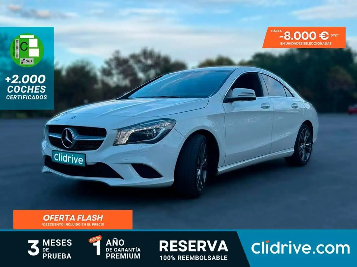 Mercedes-Benz CLA 220 220d Blanc - 1