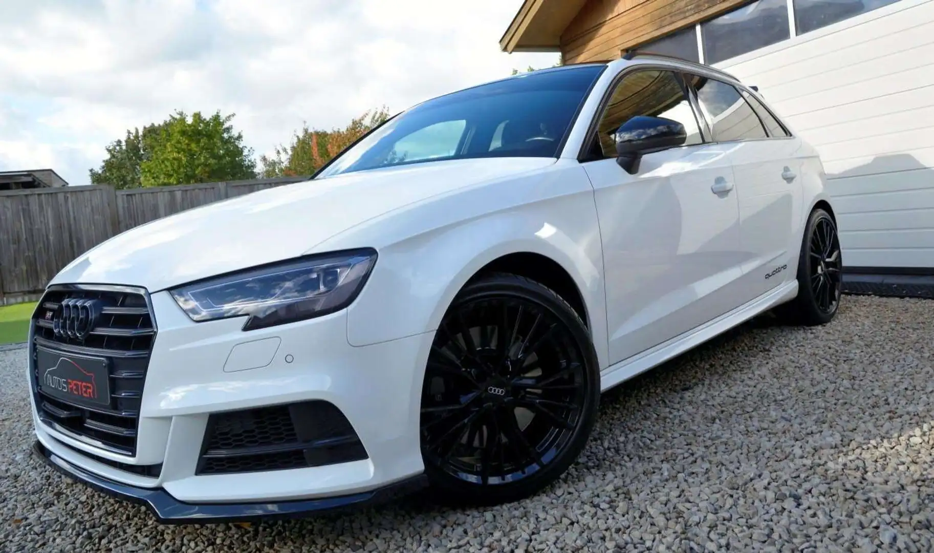 Audi S3 S3 S-Tronic Quattro\LED LIGHTS-GPS-LEDER-MAXTON\ Blanc - 2