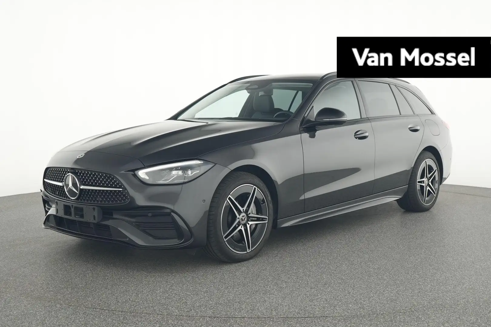 Mercedes-Benz C 300 e Estate AMG Line + PANORAMISCH DAK + LEDER + CARP Gris - 1