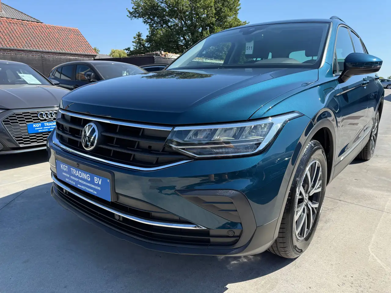Volkswagen Tiguan 1.4i E-HYBRID AUTOMAAT NAVIGATIE FULL LED ZWART LEDER 360 CAMERA CARPLAY, миниатюра 10