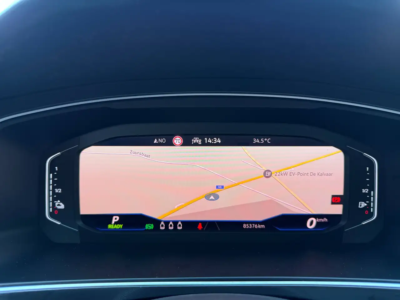 Volkswagen Tiguan 1.4i E-HYBRID AUTOMAAT NAVIGATIE FULL LED ZWART LEDER 360 CAMERA CARPLAY, миниатюра 19