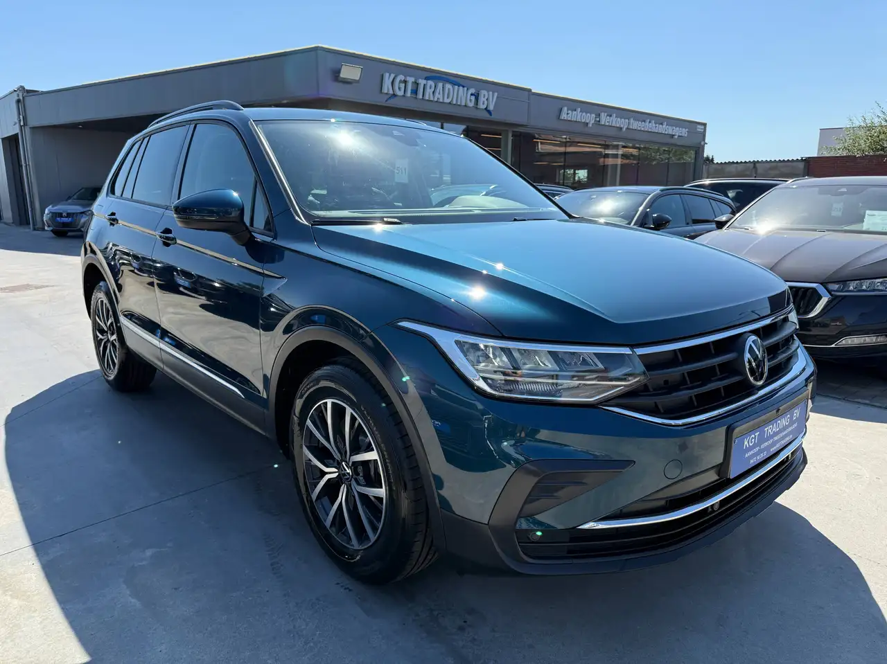 Volkswagen Tiguan 1.4i E-HYBRID AUTOMAAT NAVIGATIE FULL LED ZWART LEDER 360 CAMERA CARPLAY, миниатюра 3