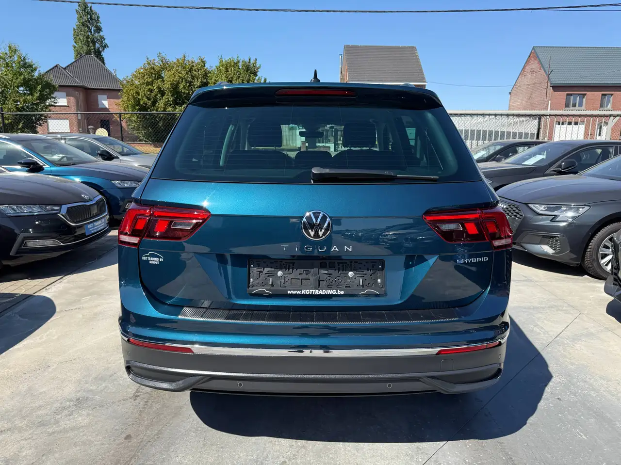 Volkswagen Tiguan 1.4i E-HYBRID AUTOMAAT NAVIGATIE FULL LED ZWART LEDER 360 CAMERA CARPLAY, миниатюра 6