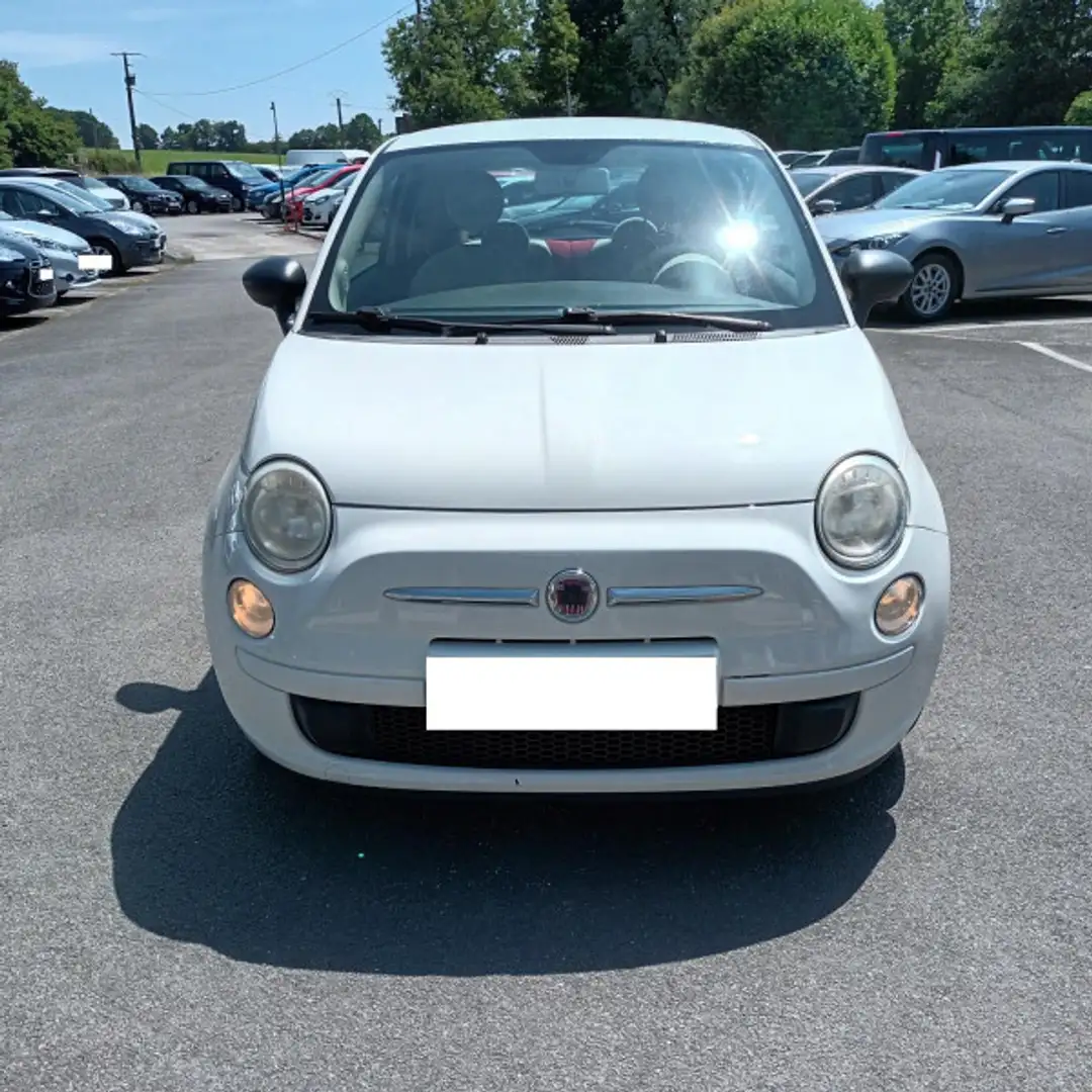 Fiat 500 1.2 8V 69CH POP Blanc - 2