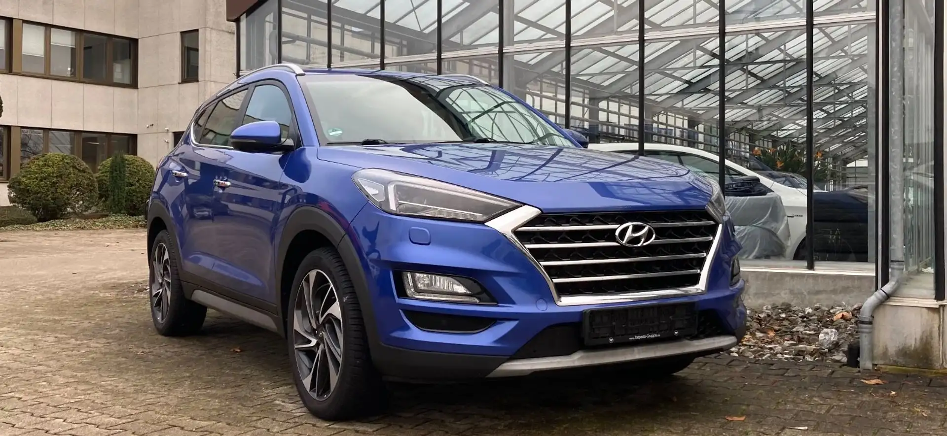 Hyundai TUCSON Premium 4WD Automatik Navi Kamera Leder Blau - 1