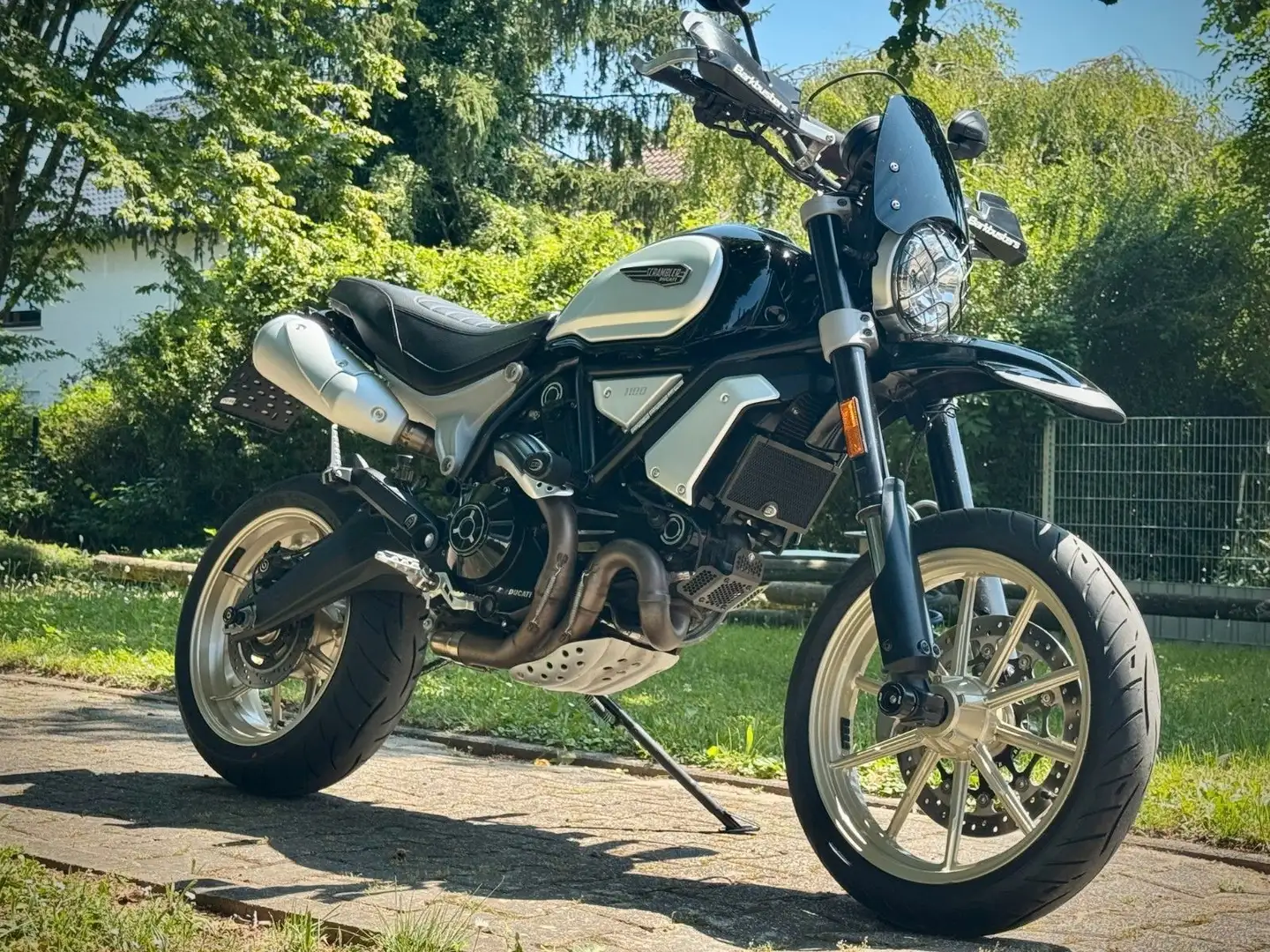 Ducati Scrambler 1100 * Supermoto/Enduro Eyecatcher Negro - 1