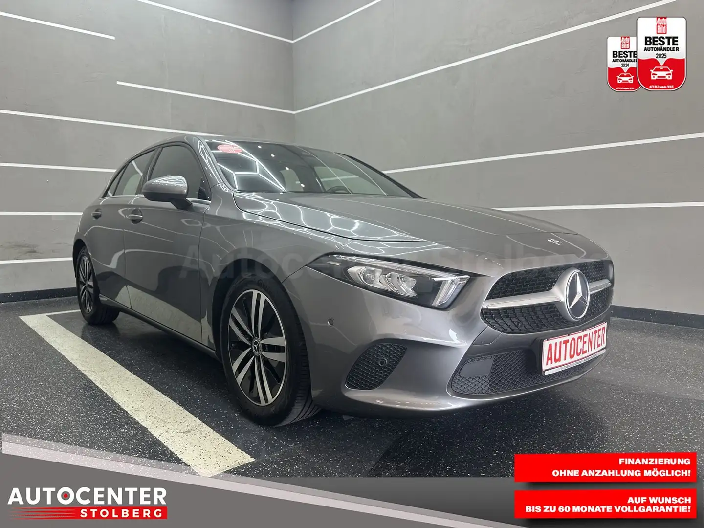 Mercedes-Benz A 180 d "LEDER-AUTO-NAVI-DIGI COCKPIT-CAM" Grijs - 2