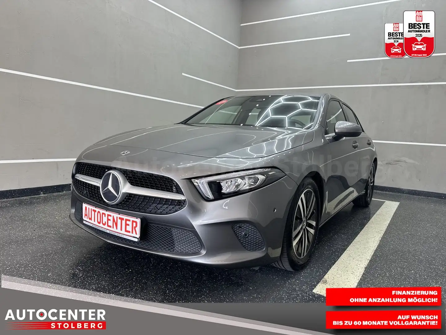 Mercedes-Benz A 180 d "LEDER-AUTO-NAVI-DIGI COCKPIT-CAM" Grijs - 1