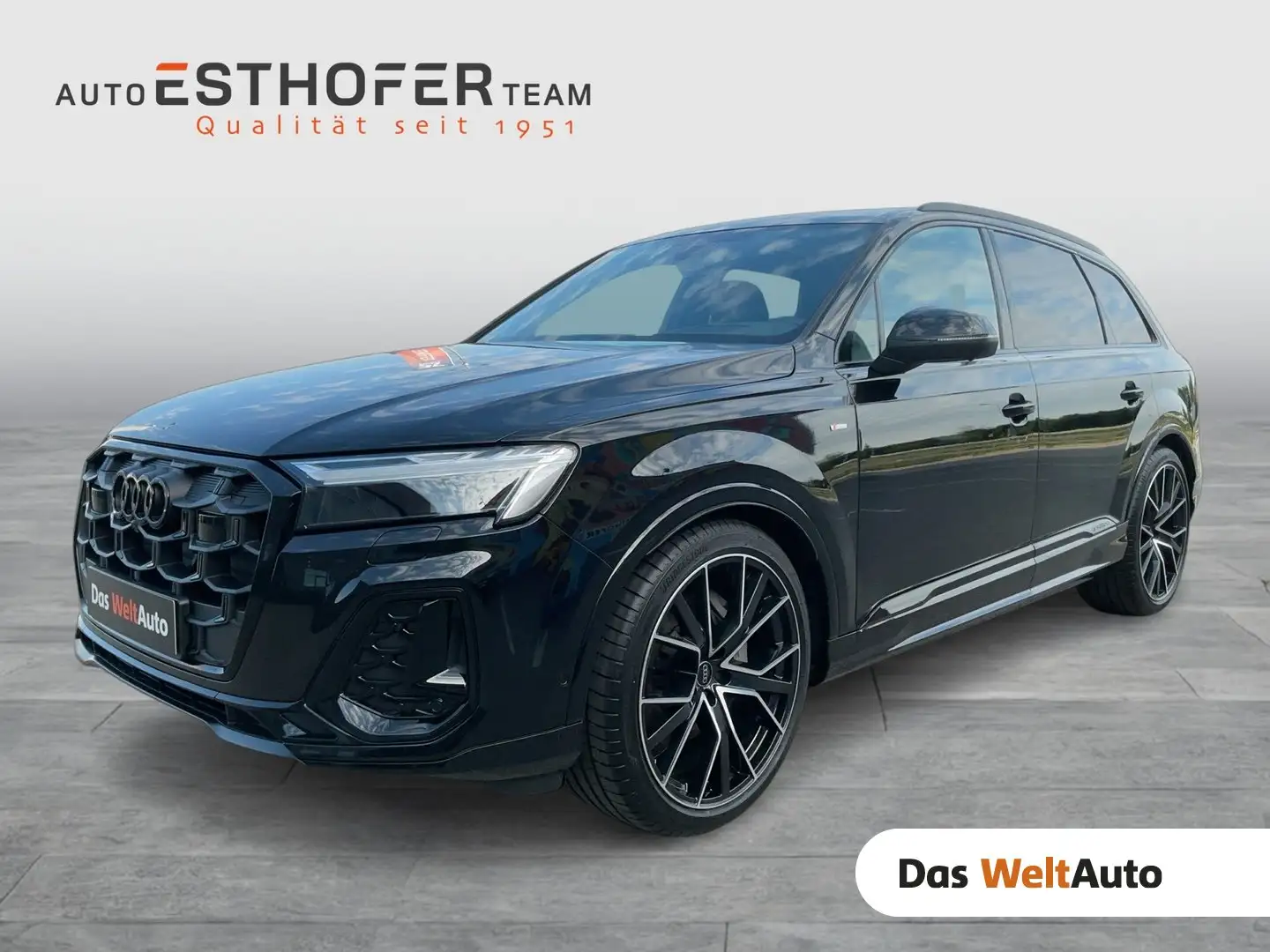 Audi Q7 50 TDI quattro S line Schwarz - 1