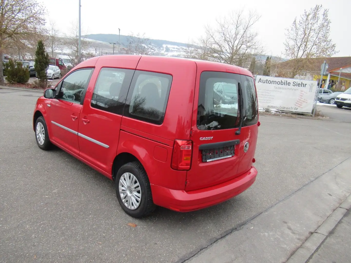 Volkswagen Caddy PKW Trendline 2x Schiebetüre, Sitzheizung Rot - 2