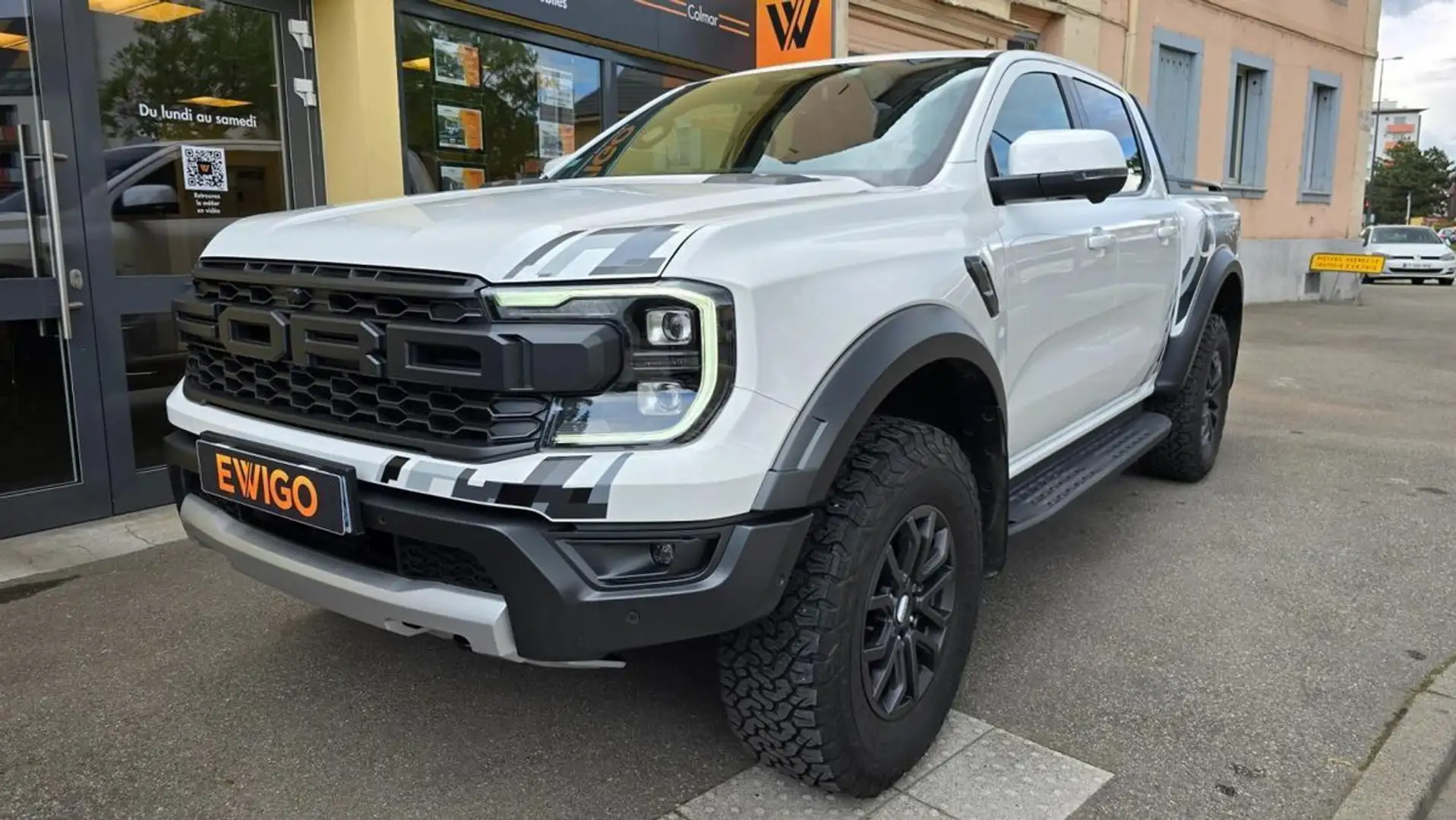 Ford Ranger DOUBLE CABINE 3.0 ECOBOOST 290 CH RAPTOR 4X4 PAS D Blanc - 2