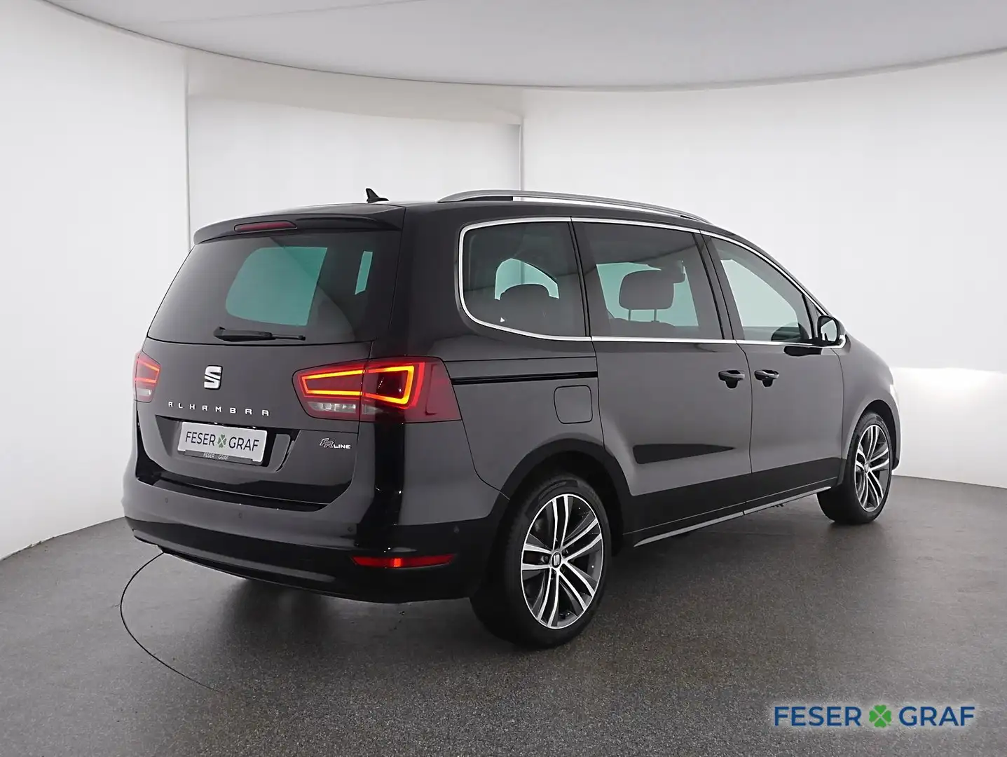 SEAT Alhambra 2.0 TDI FR-Line DSG AHK/7-Sitze/ACC/DCC Schwarz - 2
