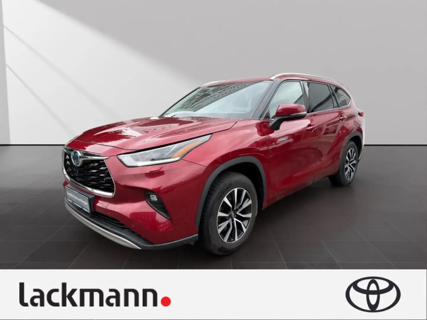 Toyota Highlander Hybrid Luxury 7-Sitzer*Pano*Navi*AHK* Rot - 1