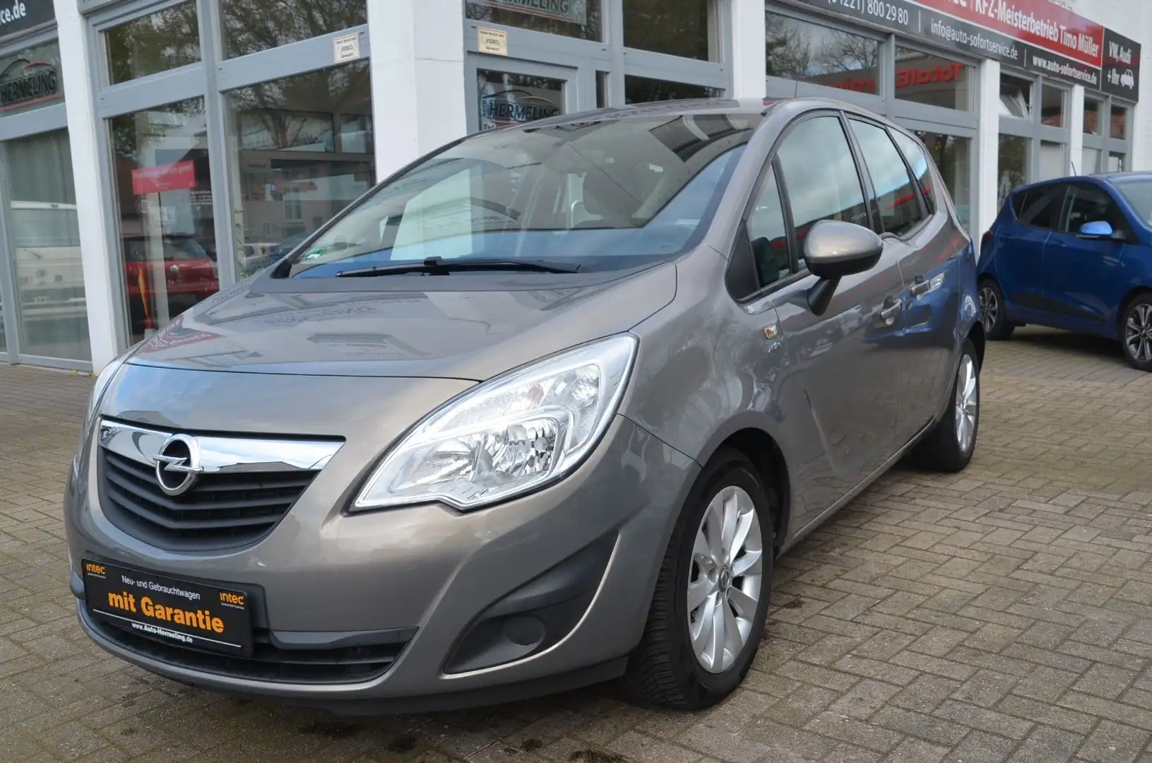 Opel Meriva 1.4 Active AHK|Allwetter|Alu|Scheckheft Grau - 2