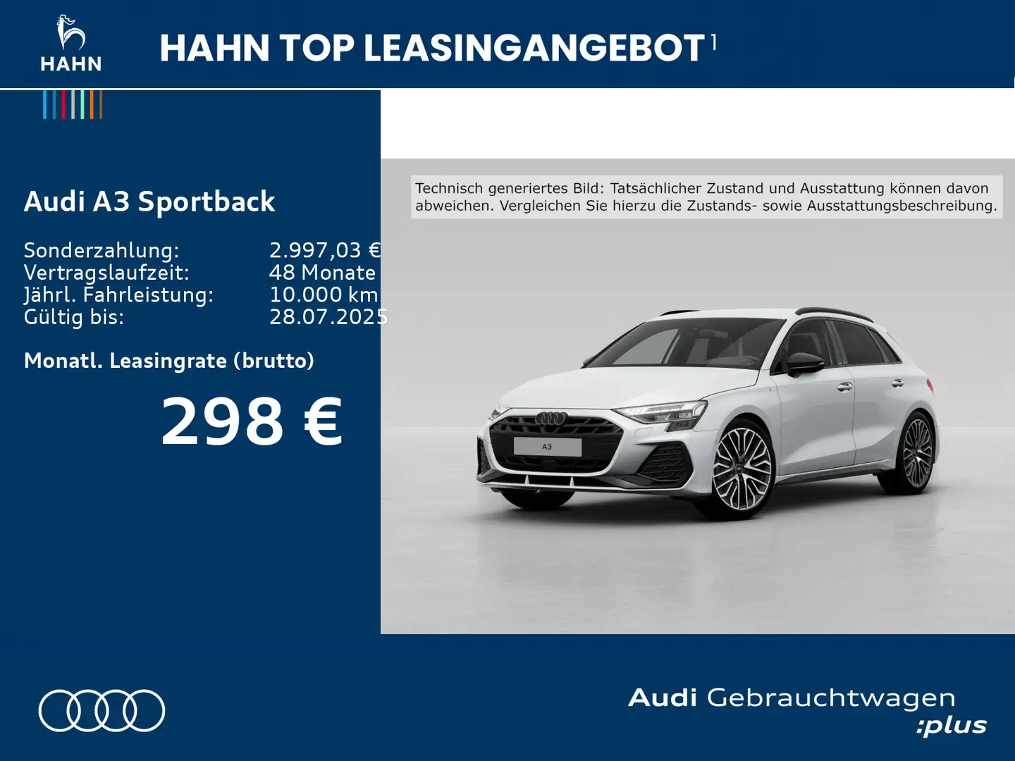 Audi A3 35TFSI S-tronic S line LED Navi CAM Weiß - 2