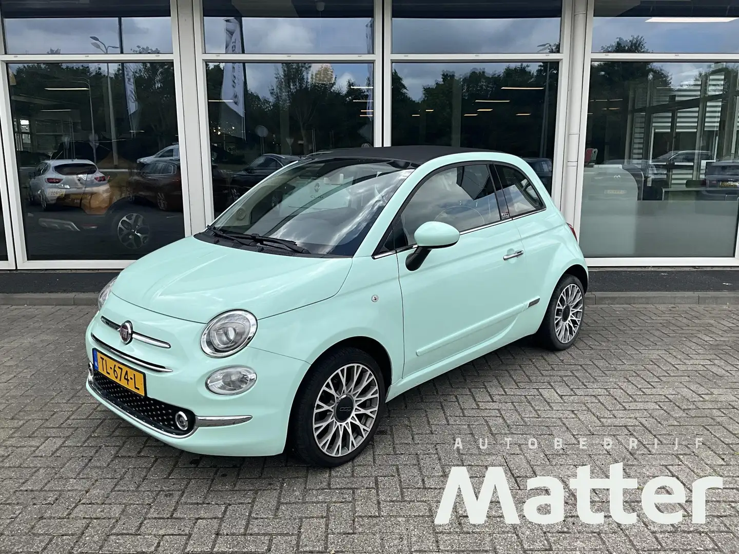 Fiat 500C 0.9 TwinAir Turbo Lounge Vert - 1