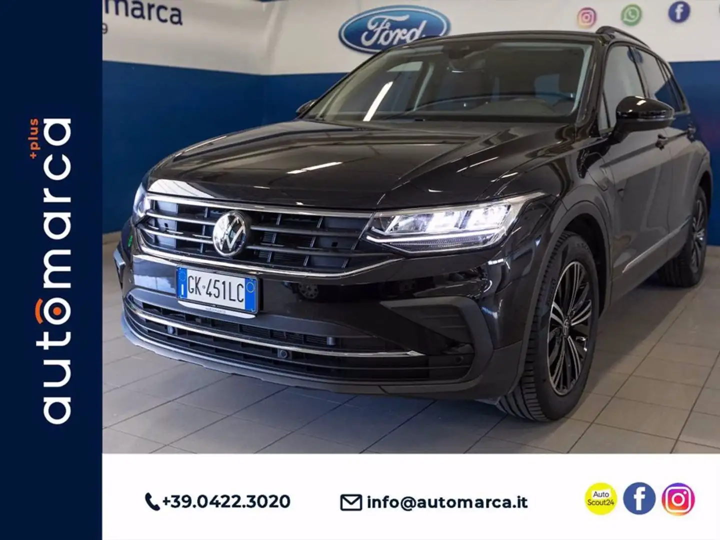 Volkswagen Tiguan 1.4 TSI eHYBRID DSG Life Nero - 1