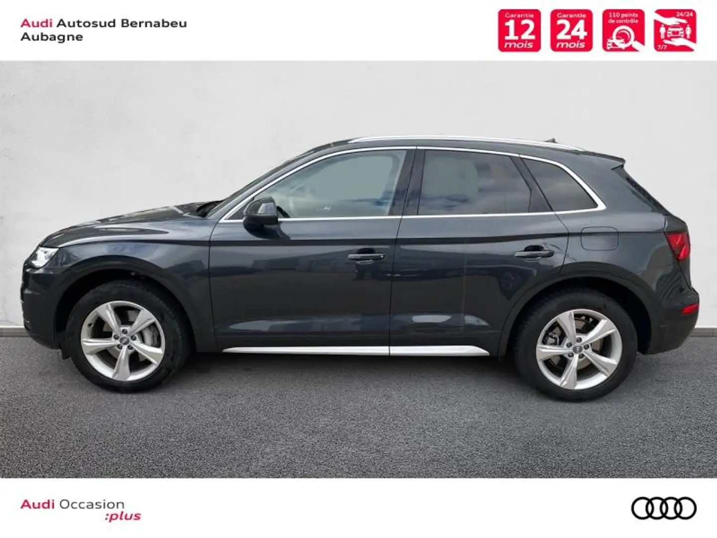 Audi Q5 50 TFSI e 299ch Avus quattro S tronic 7 Euro6d-T 1 Gris - 2