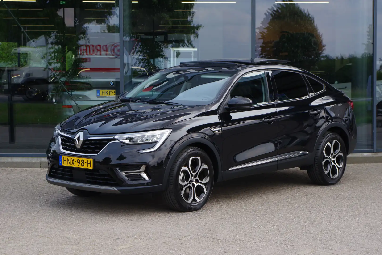 Renault Arkana 1.6 E-Tech full hybrid 145 techno, Panoramadak, LE Zwart - 1