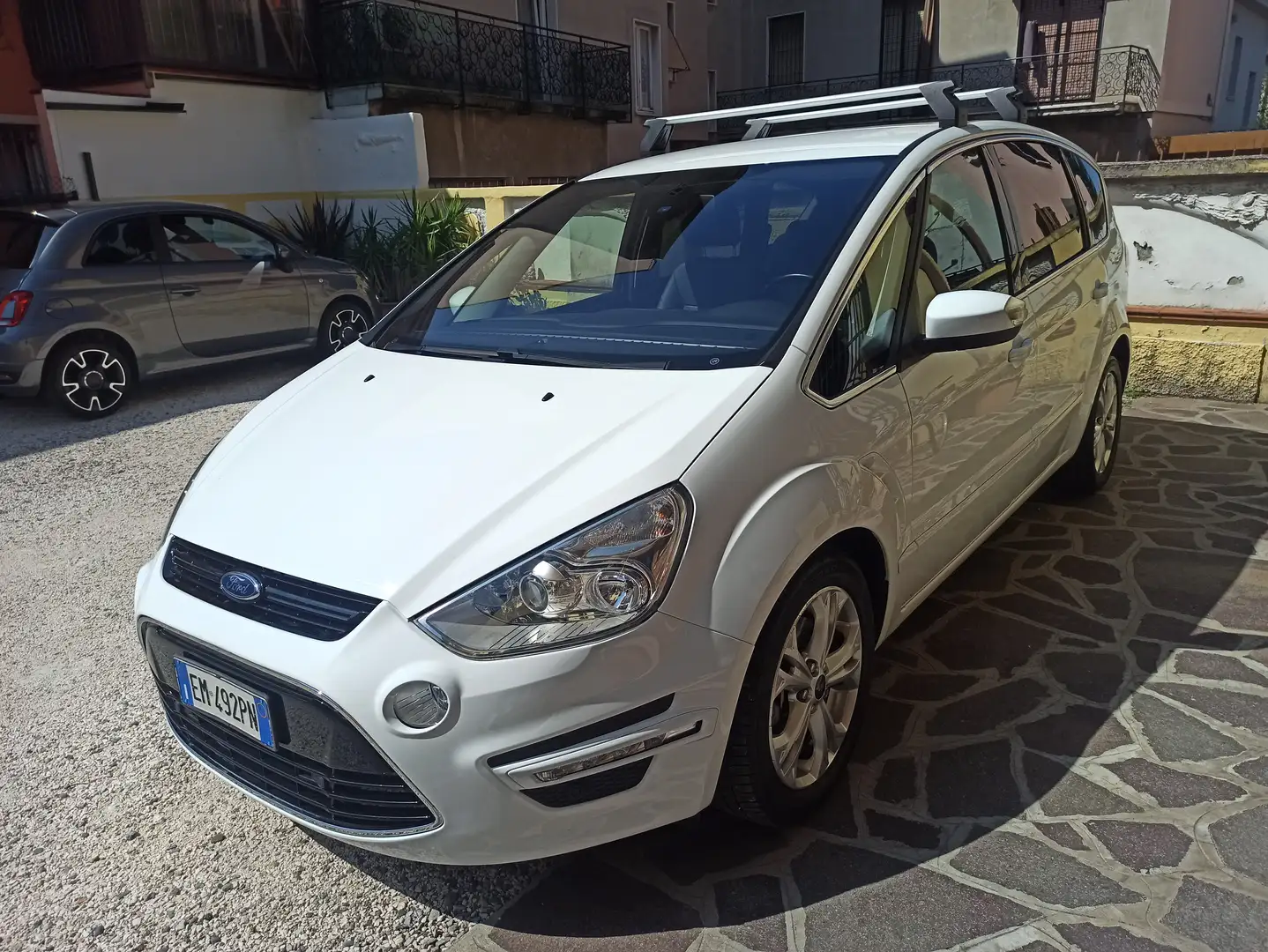 Ford S-Max S-Max 2.0 tdci Titanium c/radio 163cv powershift Blanc - 1