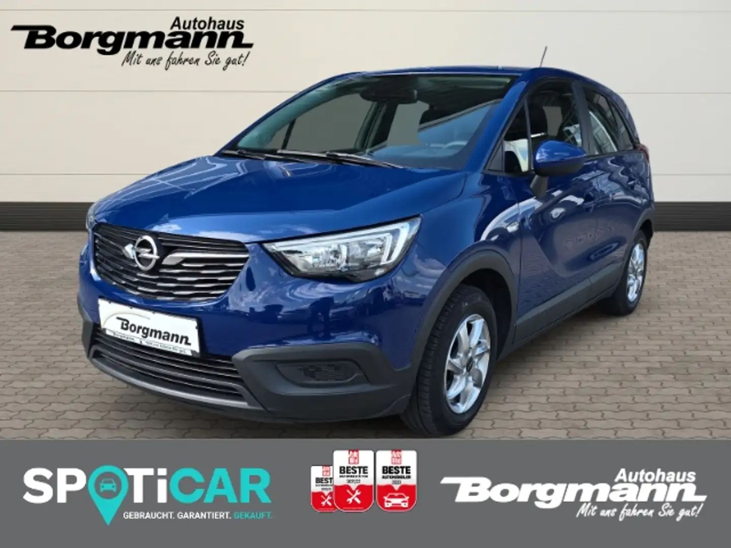Opel Crossland Selection - AHK - Klima - LED Tagfahrlicht - Alufe Blau - 1