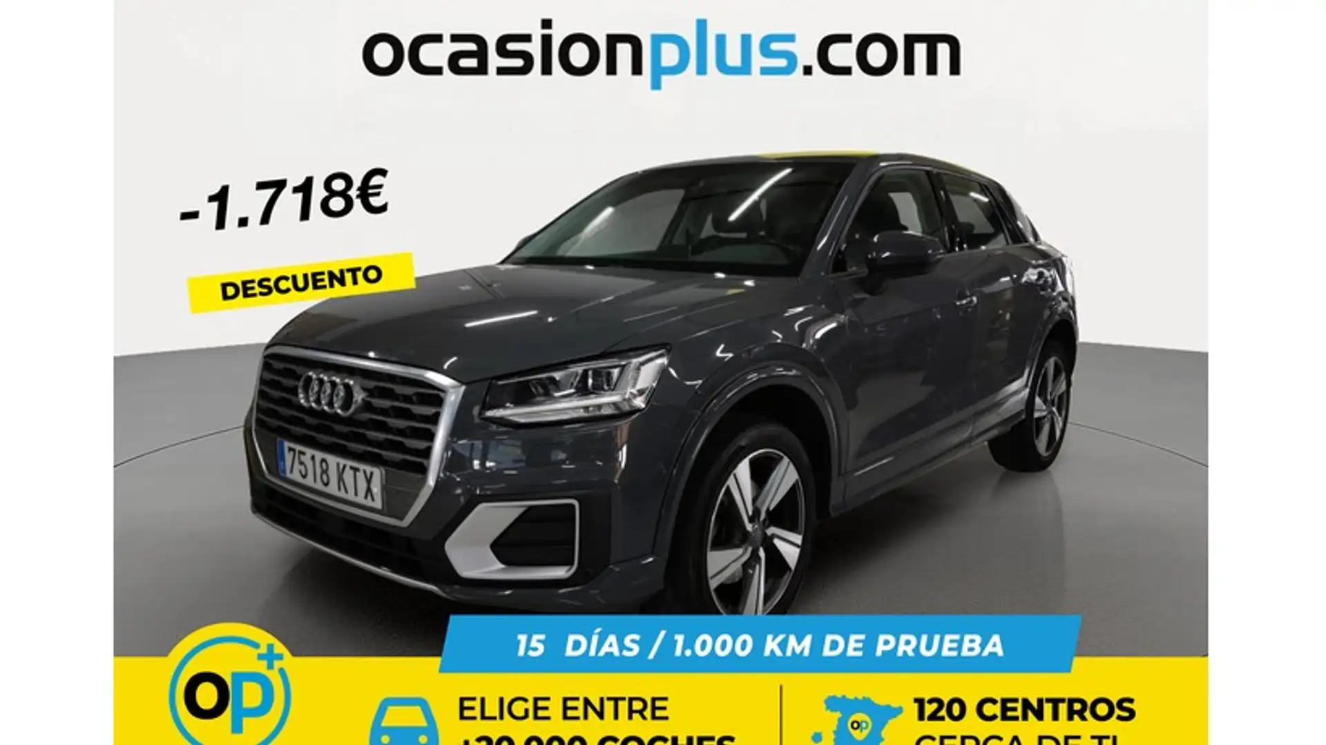Audi Q2 30 TDI Sport 85kW Gris - 1