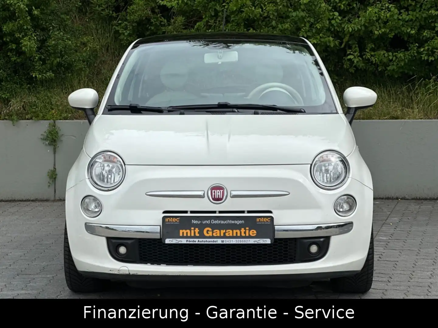 Fiat 500 1.2 Lounge AUTOMATIK/1 HAND/PANO/KLIMA/ALU Weiß - 2