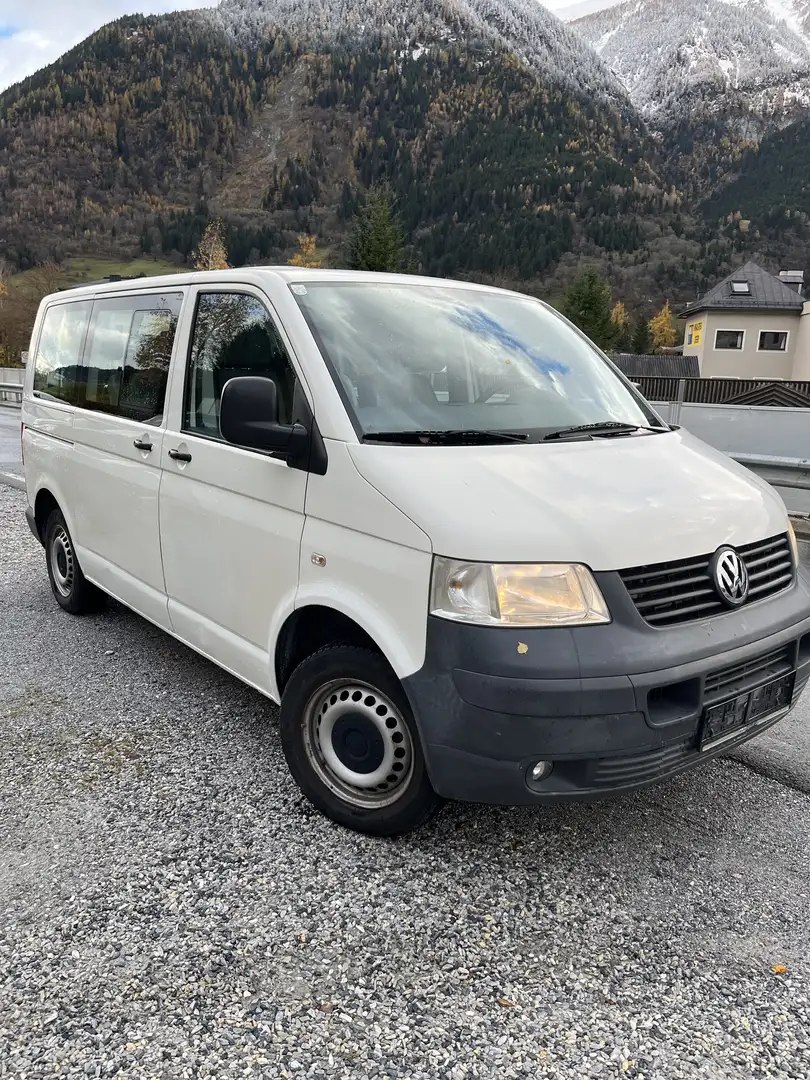 Volkswagen T5 Caravelle 9-Sitzer, 1,9 Comfortline, TDI D-PF Weiß - 1
