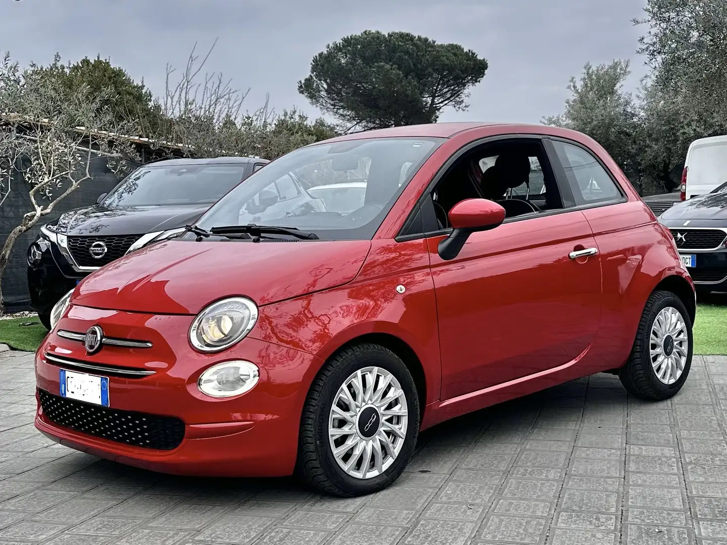 Fiat 500 1.0 hybrid 500 pack Lounge Red Passion CarPlay Nav Rosso - 2