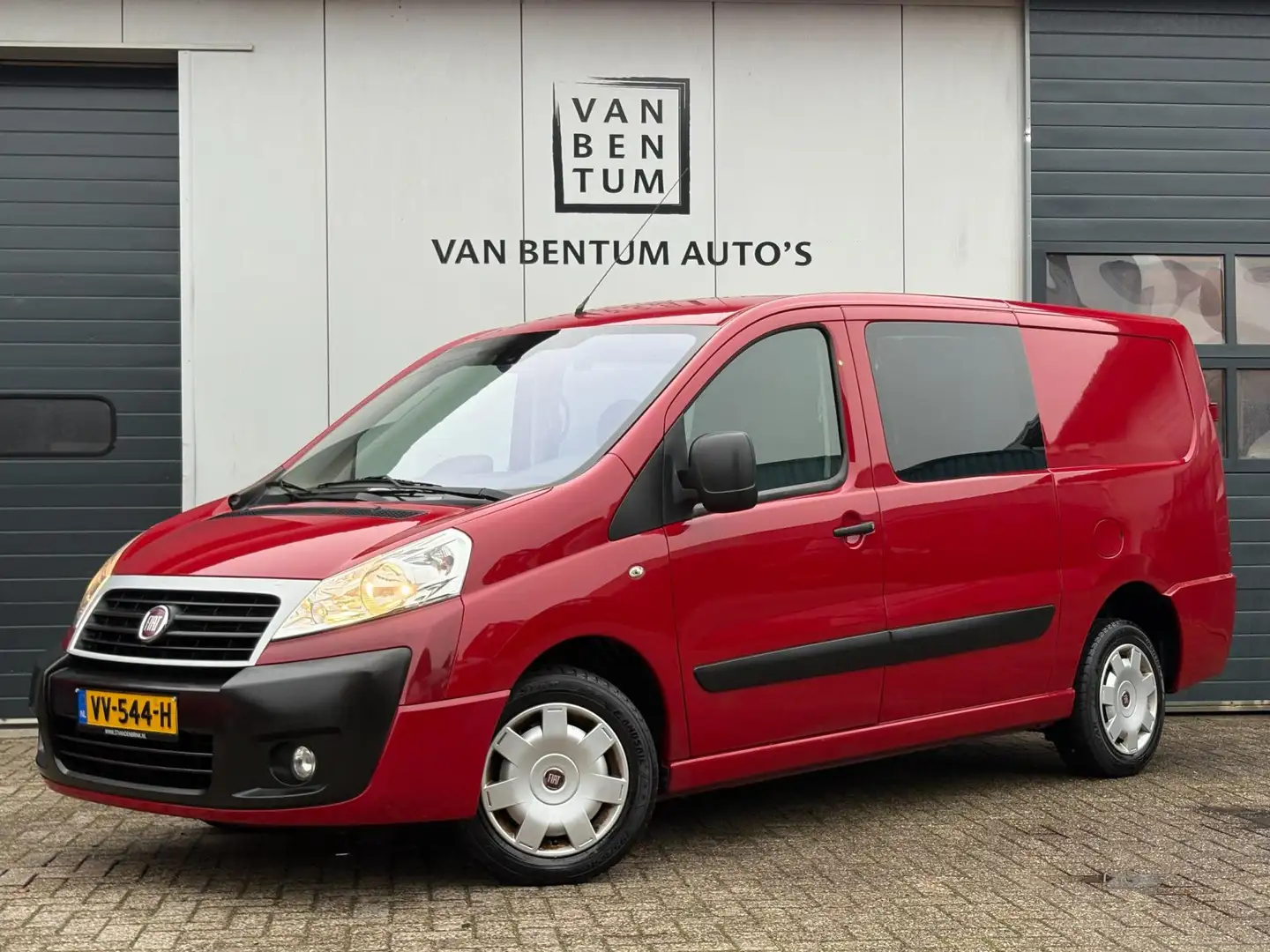 Fiat Scudo 2.0MJ 130pk DC 5-pers. Airco Cruise MARGE Rojo - 1