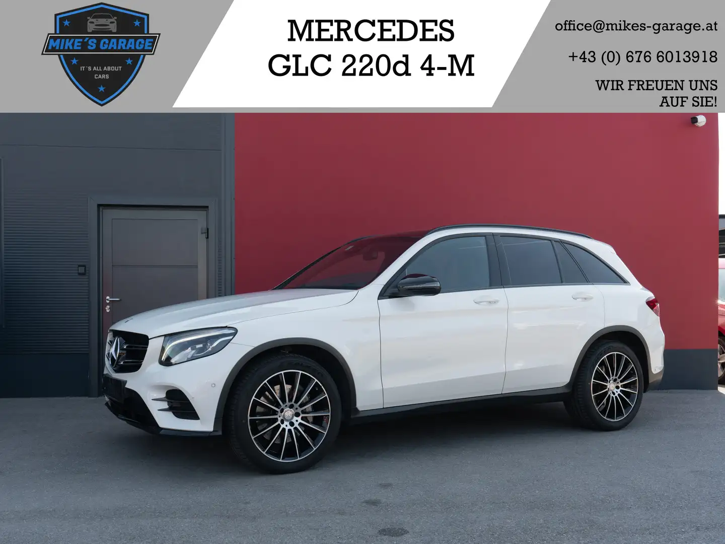 Mercedes-Benz GLC 220 GLC 220d 4MATIC *AMG PAKET**LED**NAVI**PANORAMA* Weiß - 1
