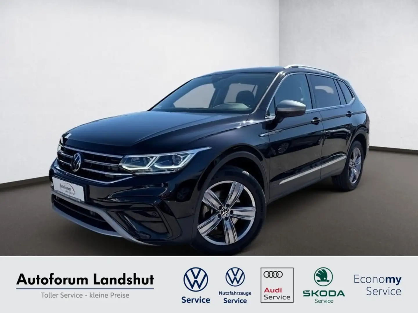 Volkswagen Tiguan Allspace 2.0 TSI Elegance 4M AHK/HUD/7Sit Schwarz - 1