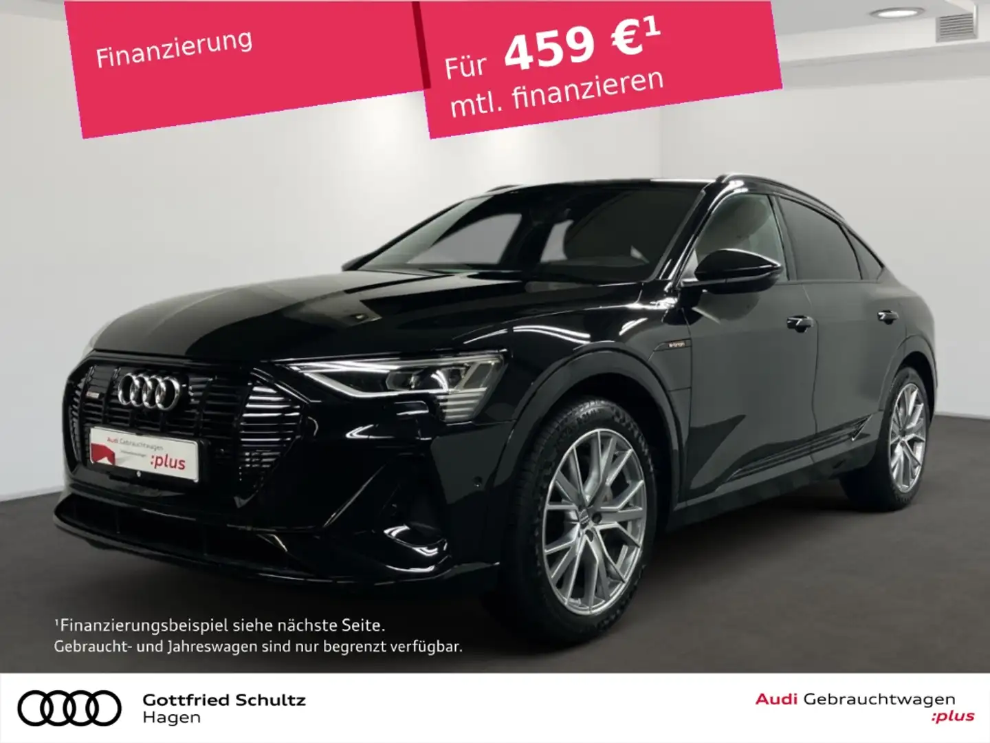 Audi e-tron Sportback 55 MATRIX NAV PAN HUD B&O LEDER S line Noir - 1