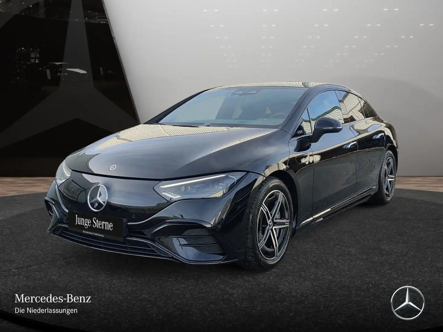 Mercedes-Benz EQE 350 AMG Fahrass WideScreen Airmat Pano Distr. Schwarz - 2