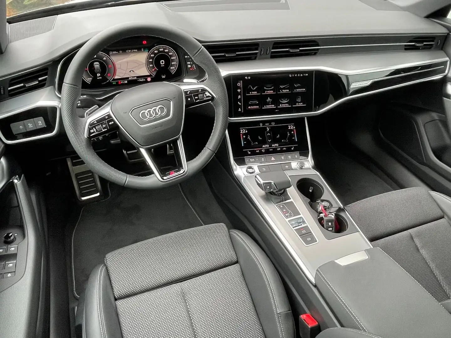 Audi A6 40 TDI quattro S line+AHK+Cockpit+Kamera+StandH Noir - 2