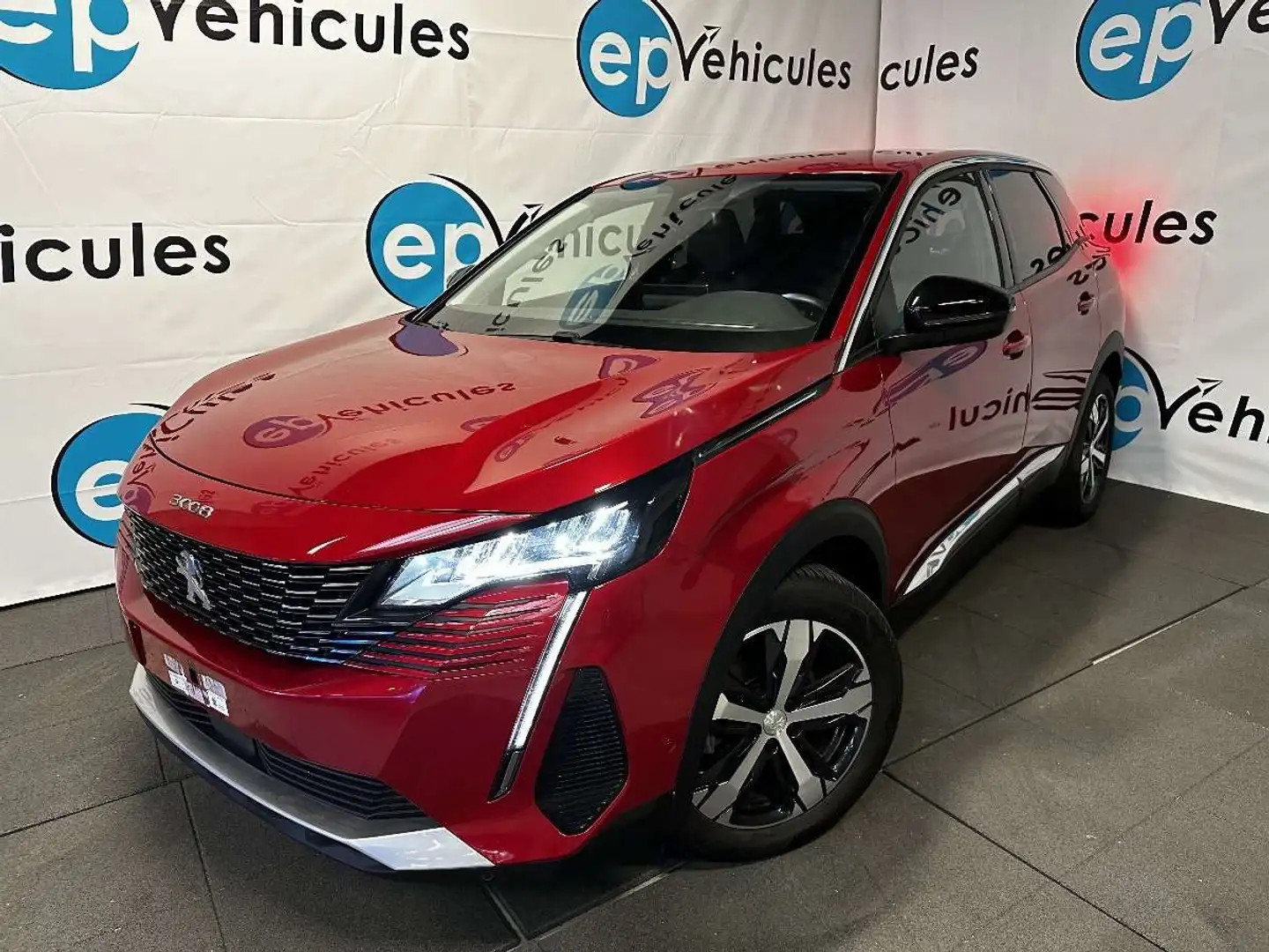 Peugeot 3008 1.5 B-HDI 130ch EAT8 ALLURE PACK Rouge - 1