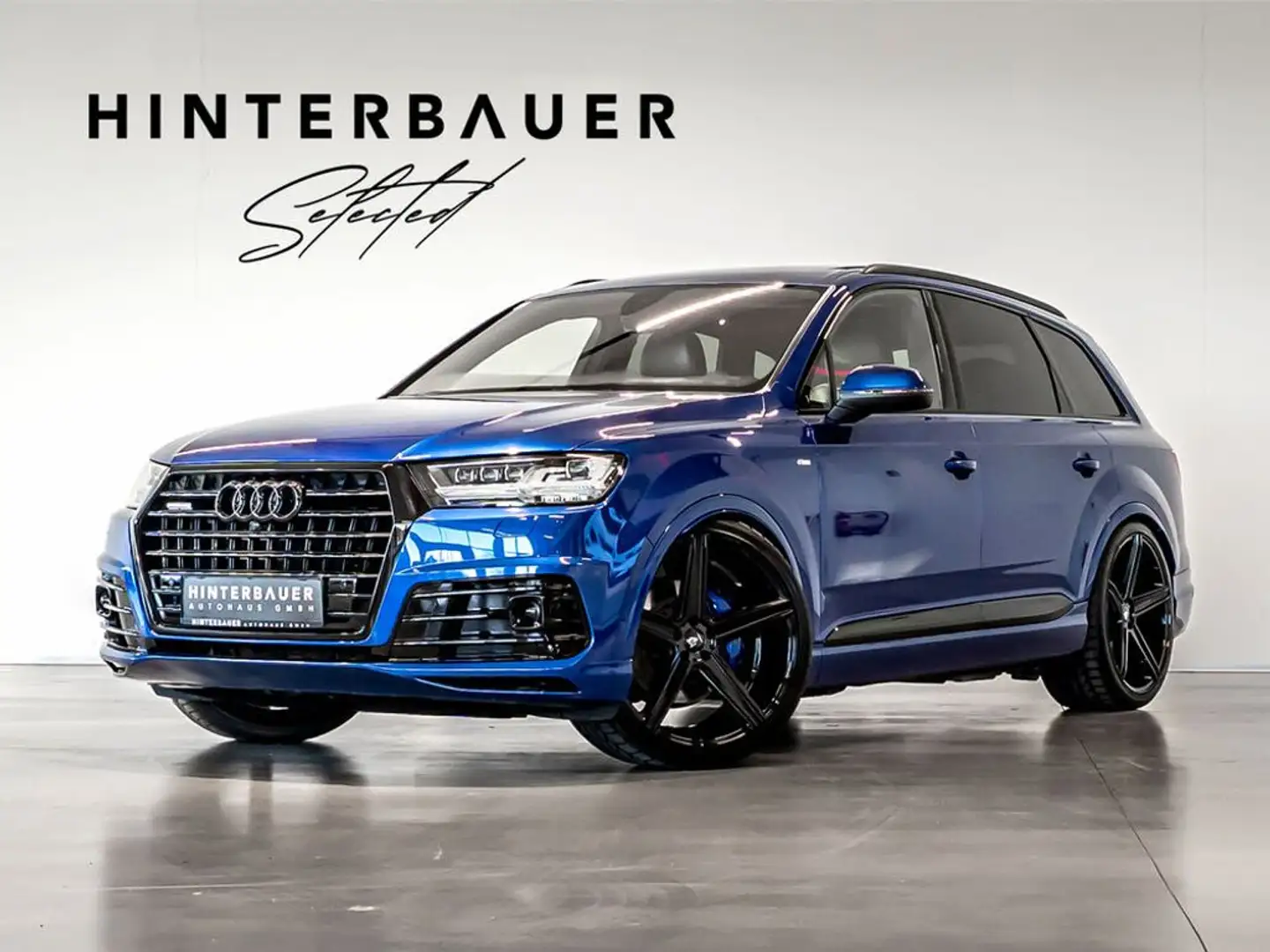Audi Q7 3.0 TDI QUATTRO*AHK*STANDH*PANO*LED*BOSE*HEADUP Blau - 1