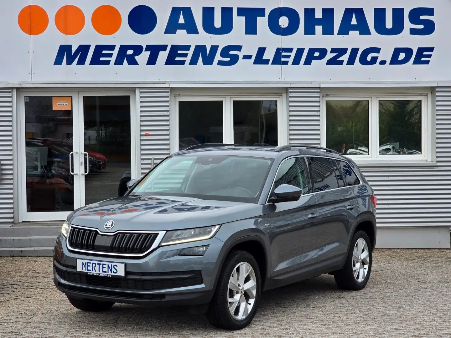 Skoda Kodiaq DSG 4x4 SOLEIL Leder LED SHZ Kamera Gris - 1
