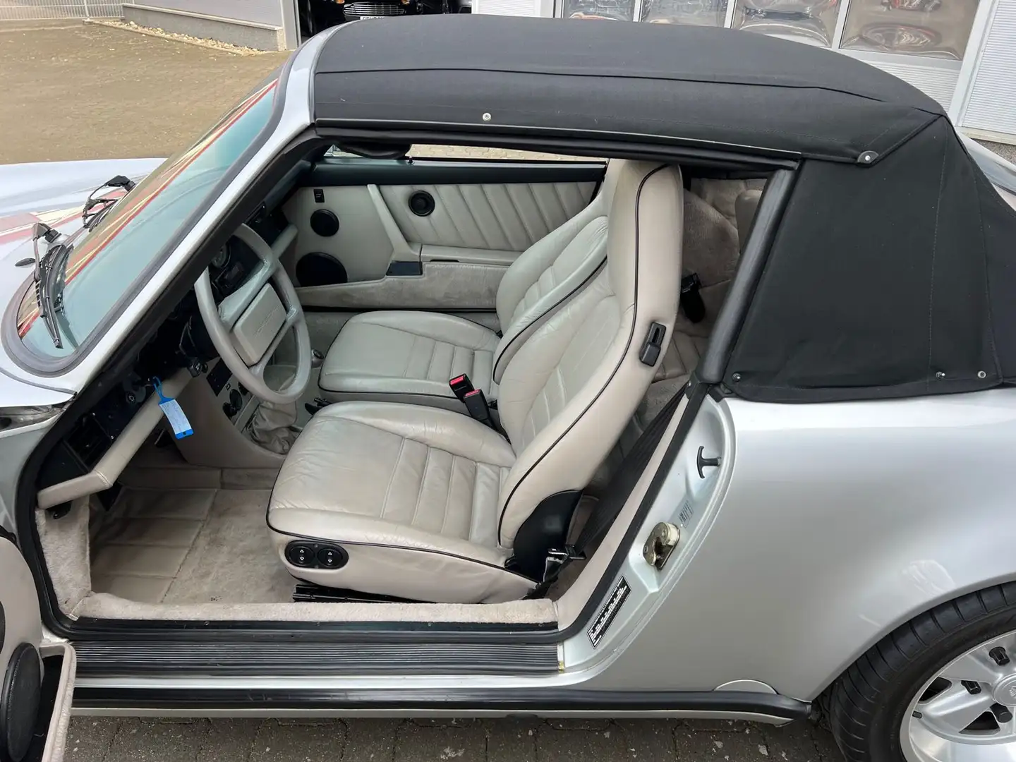 Porsche 911 3.2 5-GANG G50 CABRIO, DE H-ZULASSUNG Argent - 2