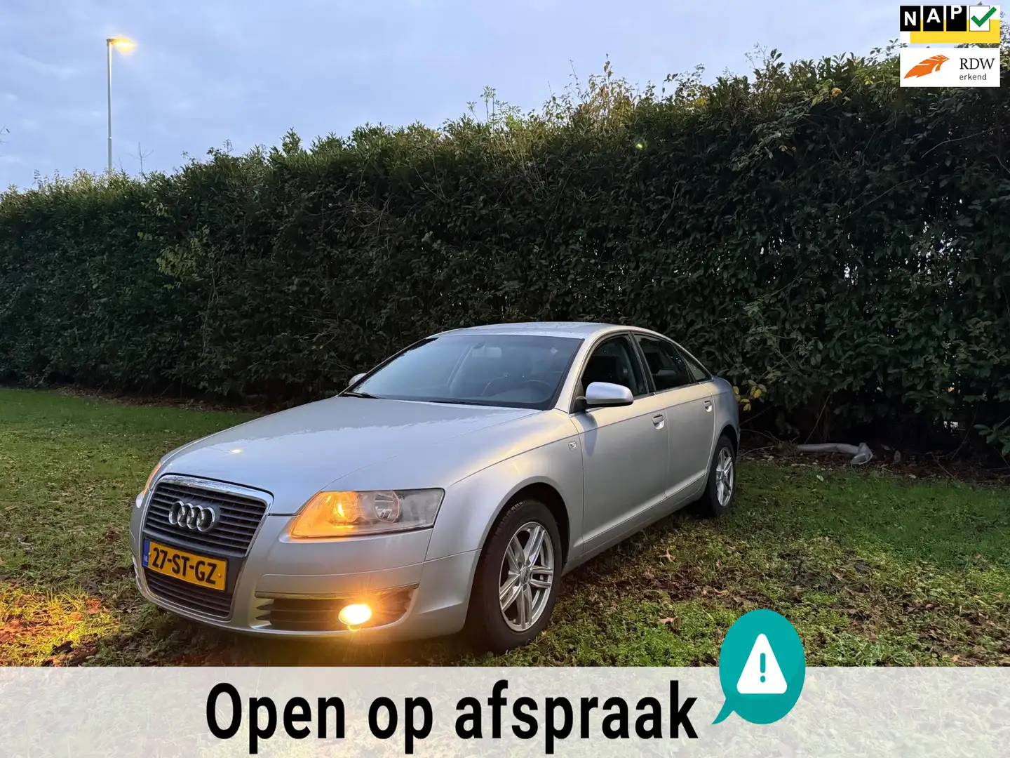 Audi A6 Limousine 2.4 Pro Line CRUISE/AUTOMAAT/STOELVRWMNG Grijs - 1