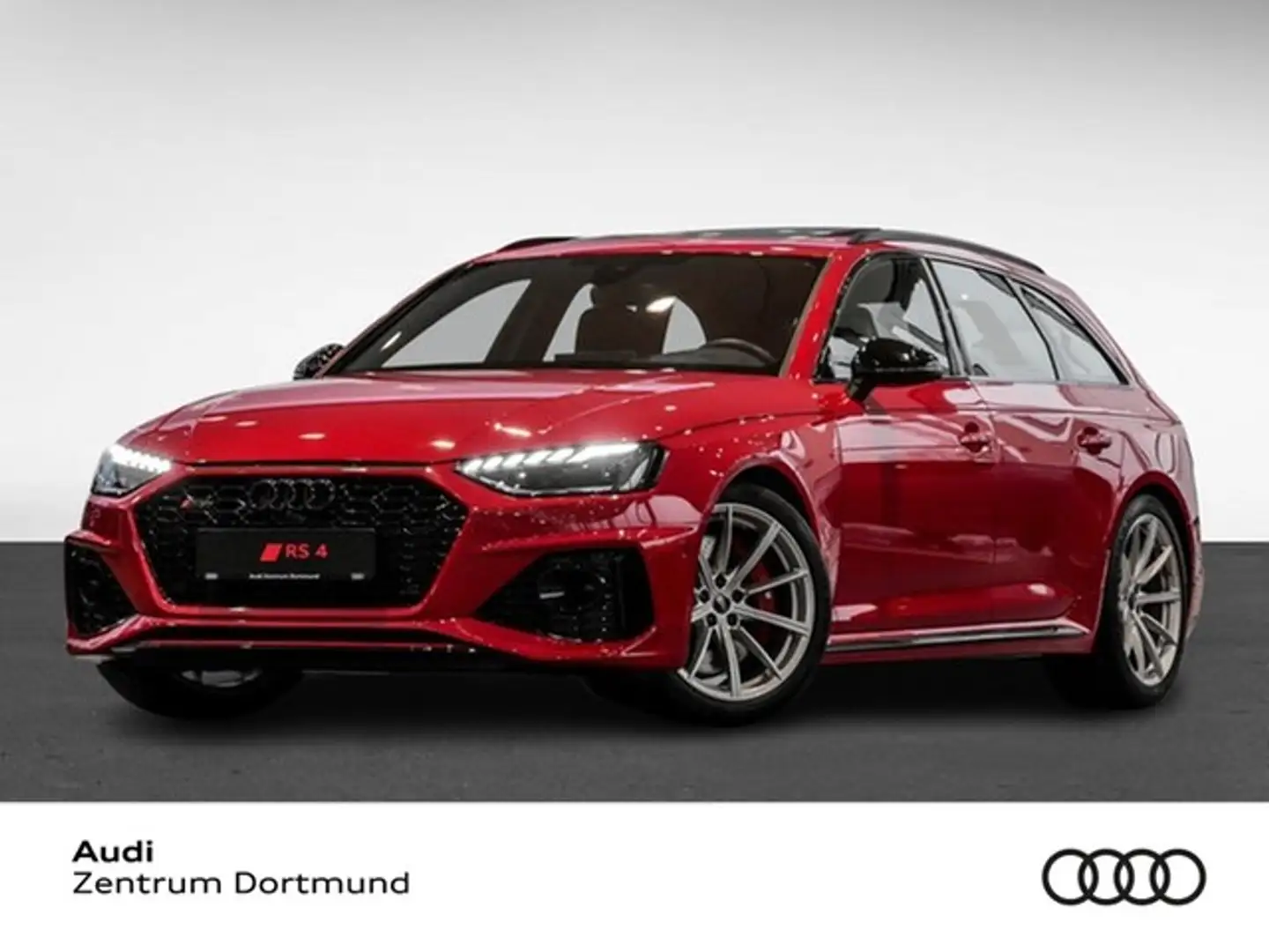Audi RS4 RS 4 Avant quattro BLACKPAK PANO B&O 360CAM LM19 Rot - 1