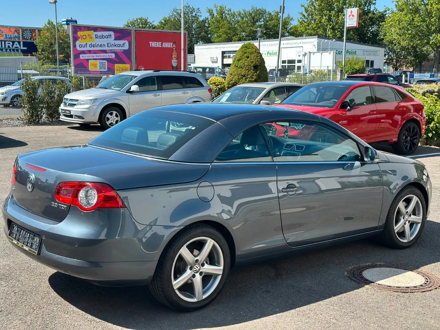 Volkswagen Eos 2.0 TDI CABRIO/VOLL VW SERVICE /KLIMA/PDC Grau - 1