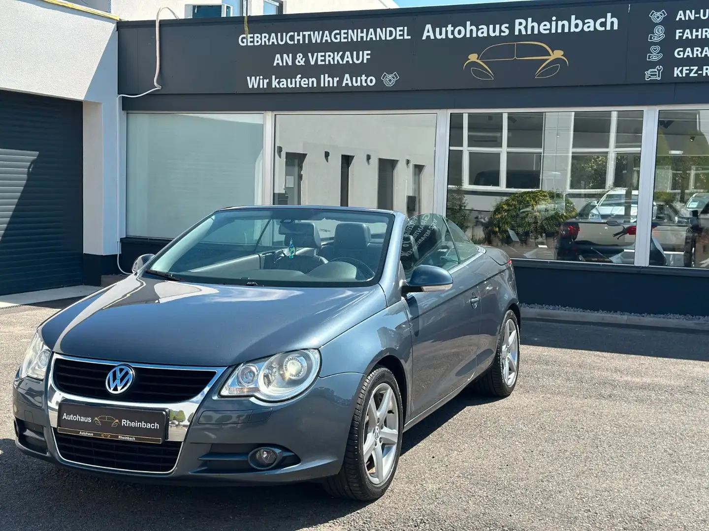 Volkswagen Eos 2.0 TDI CABRIO/VOLL VW SERVICE /KLIMA/PDC Grau - 1
