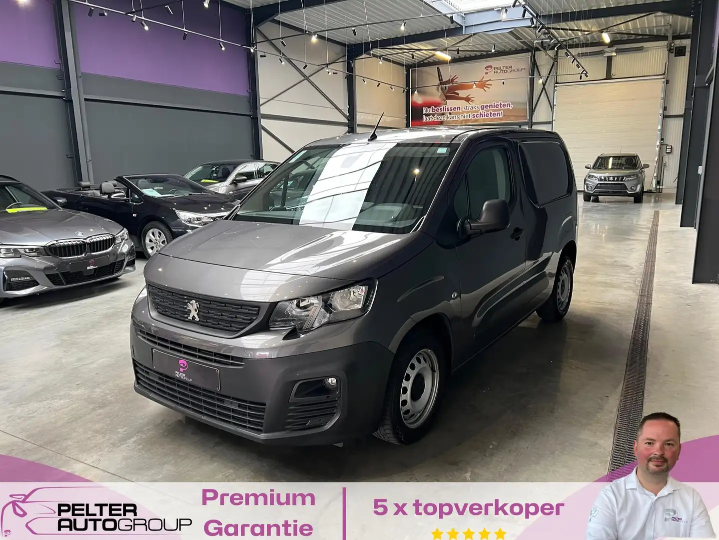 Peugeot Partner 1.2 PureTech Lichte Vr. Automaat GPS Camera Bou... Gris - 1